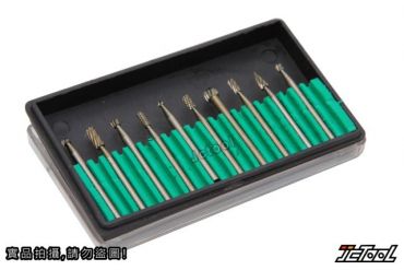 HSS 滾磨刀 10支組 柄徑3mm