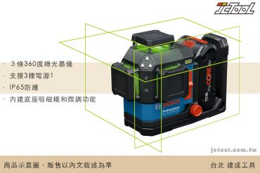 BOSCH 綠光 雷射儀  GLL 18V-120-33 CG