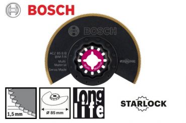 BOSCH 鍍鈦雙金屬半圓鋸 ACZ 85 EIB
