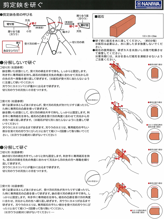 Naniwa 蝦牌剛研曲線刃用砥石 台北建成工具jctool